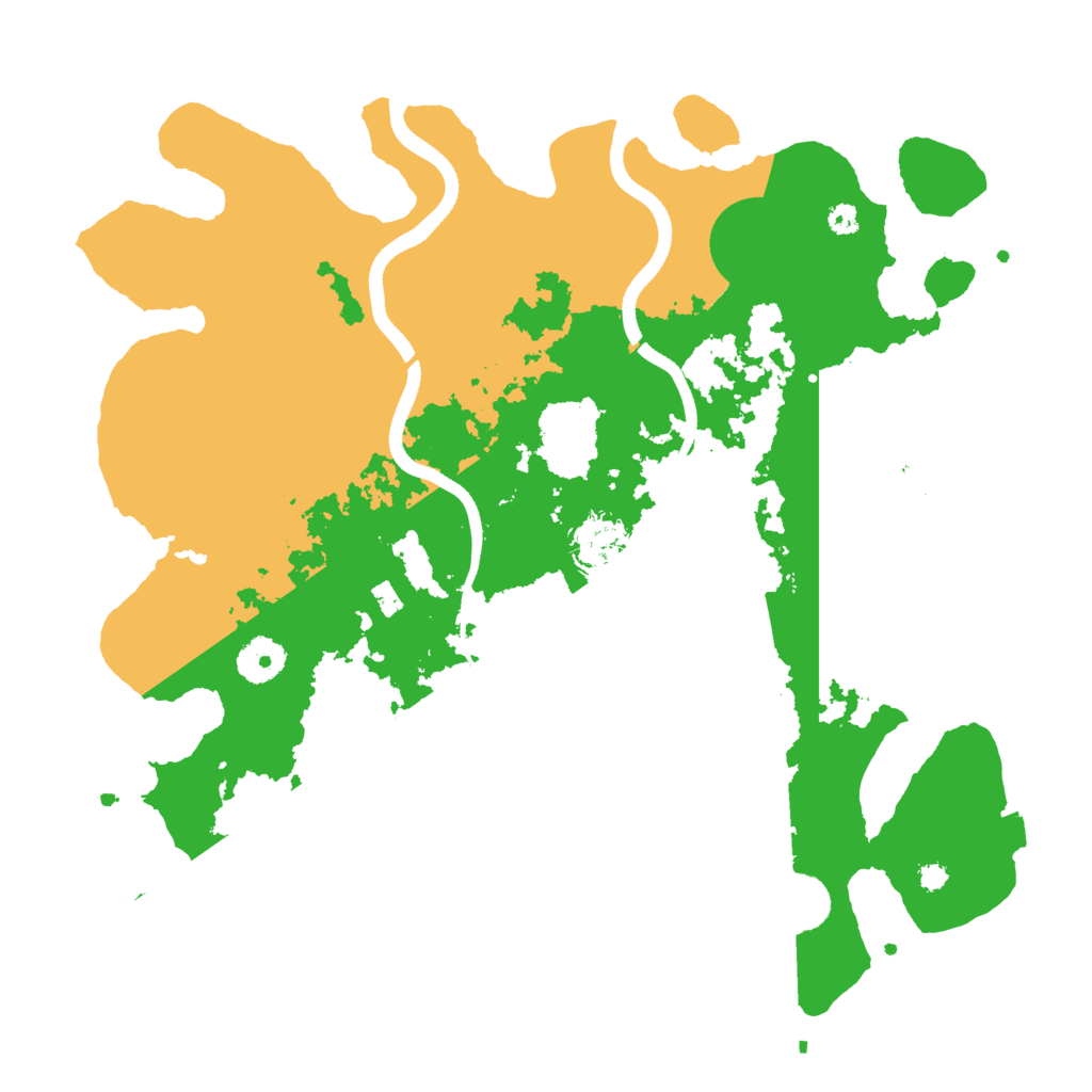 Biome Rust Map: Procedural Map, Size: 3550, Seed: 554281