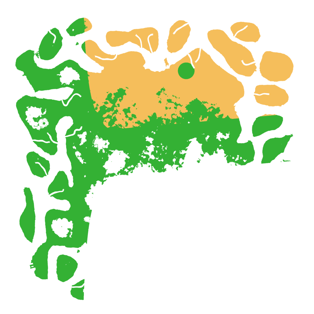 Biome Rust Map: Procedural Map, Size: 5000, Seed: 394619975