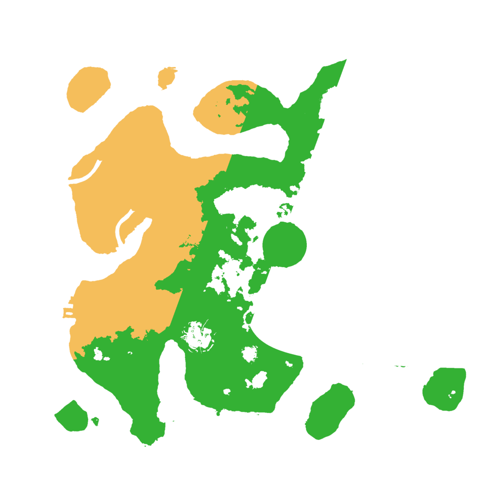 Biome Rust Map: Procedural Map, Size: 3000, Seed: 960417