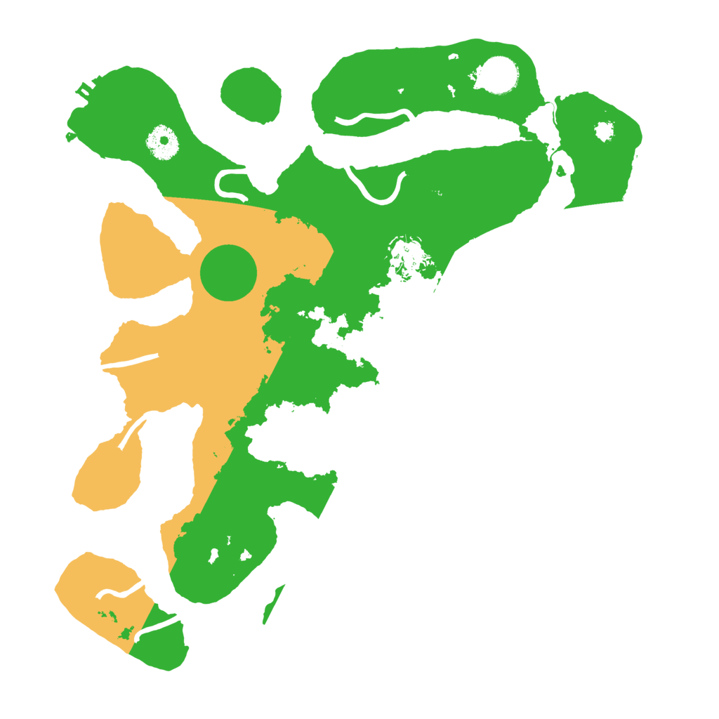 Biome Rust Map: Procedural Map, Size: 3350, Seed: 39774194