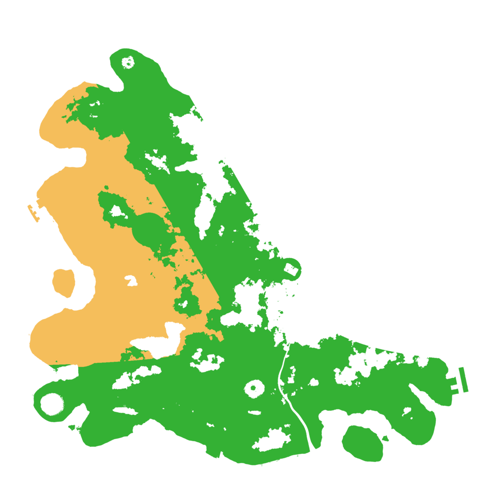 Biome Rust Map: Procedural Map, Size: 4000, Seed: 6542172