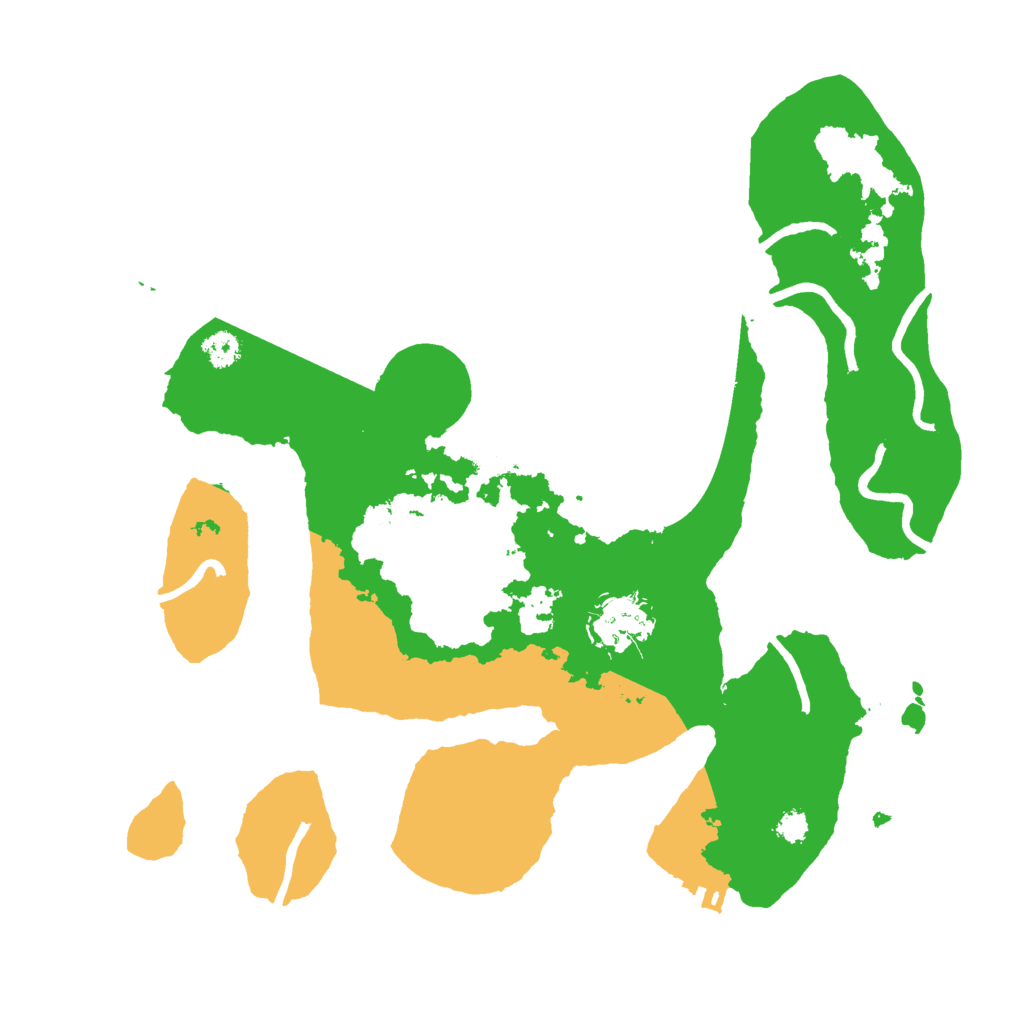 Biome Rust Map: Procedural Map, Size: 3000, Seed: 966460136