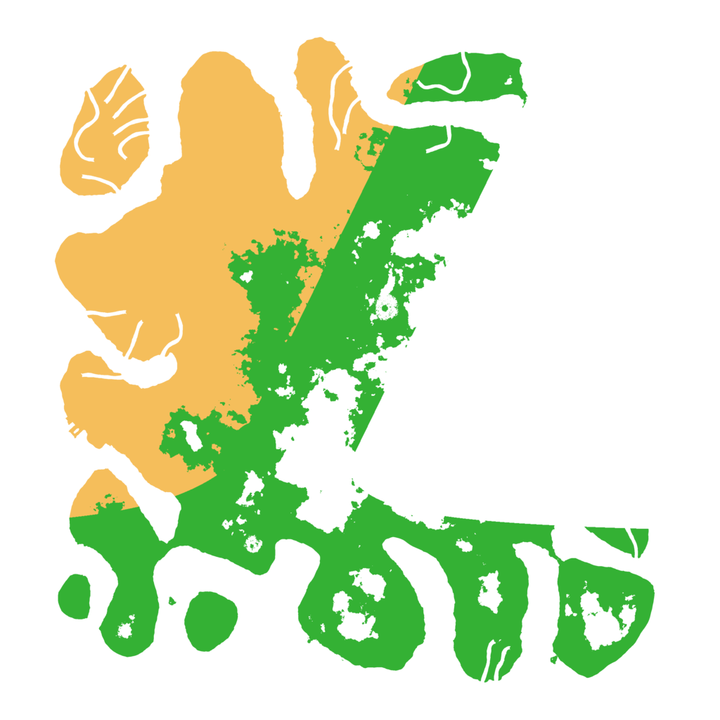 Biome Rust Map: Procedural Map, Size: 4500, Seed: 2402