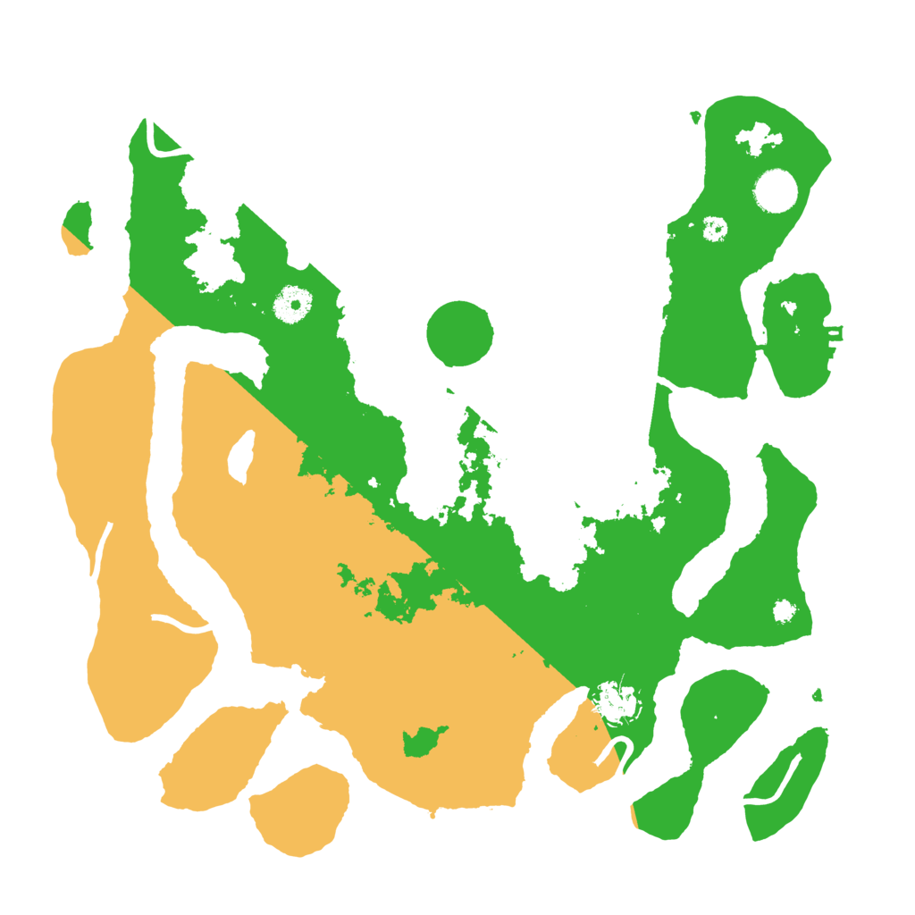 Biome Rust Map: Procedural Map, Size: 3700, Seed: 1612889060