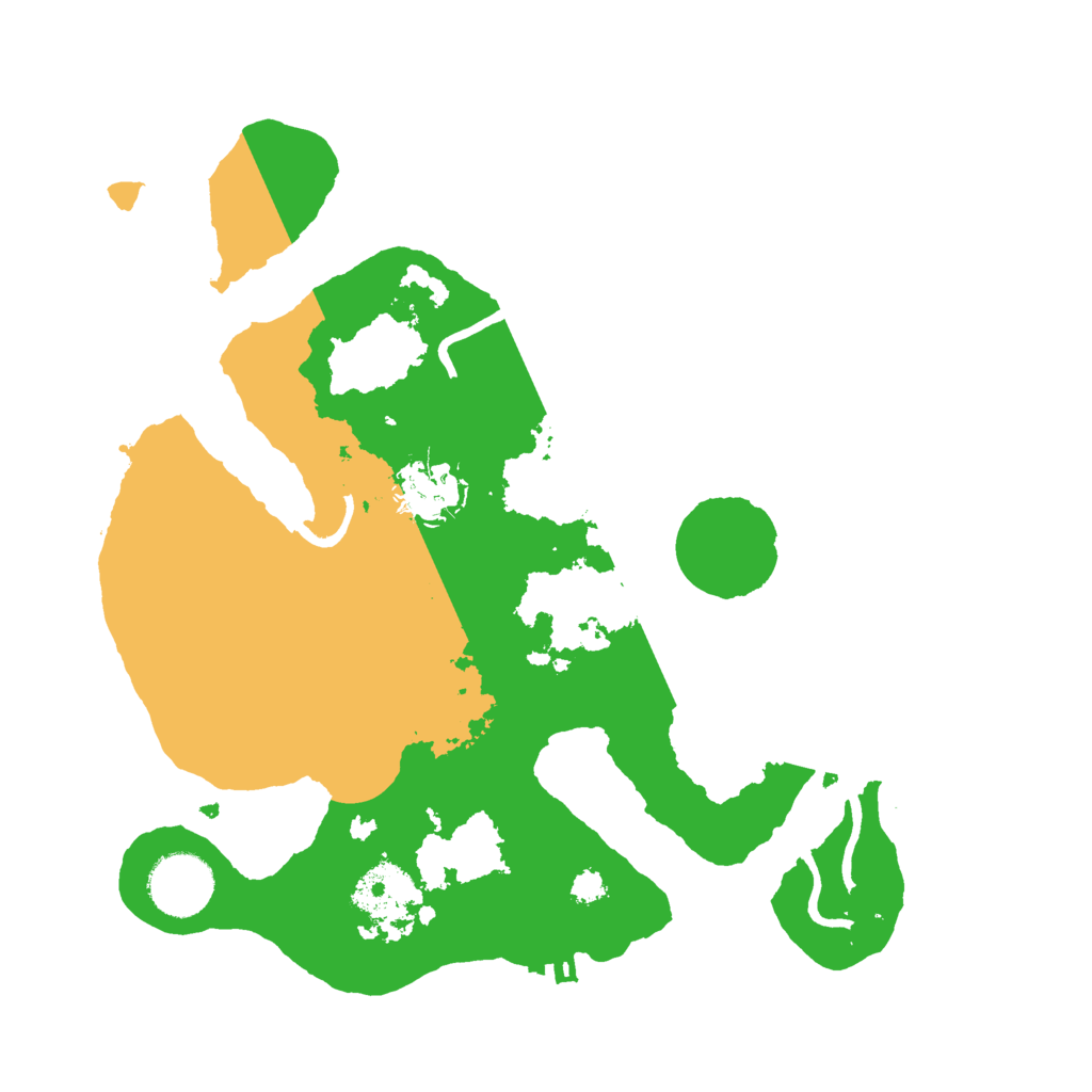 Biome Rust Map: Procedural Map, Size: 3000, Seed: 2001023345