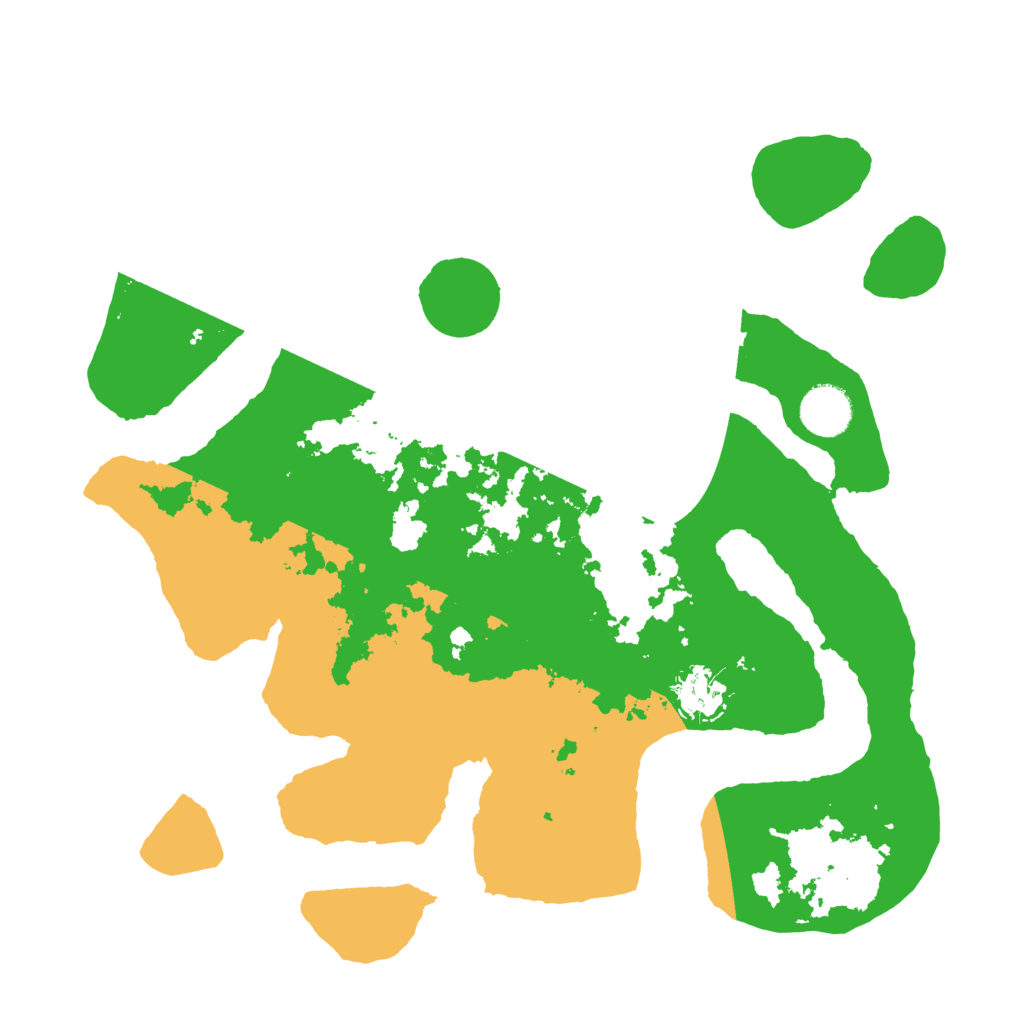 Biome Rust Map: Barren, Size: 3500, Seed: 1181215