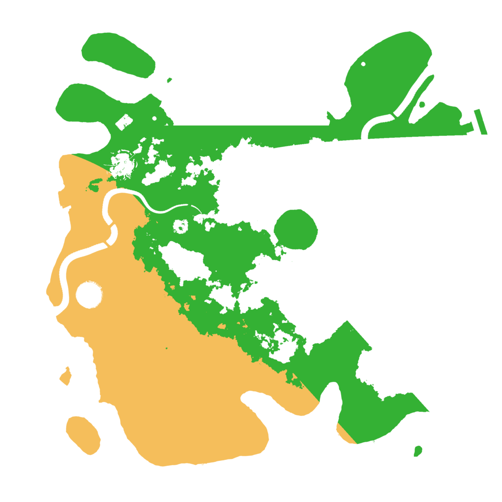 Biome Rust Map: Procedural Map, Size: 3350, Seed: 39774187