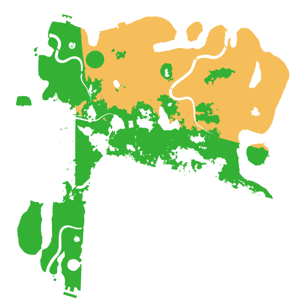 Biome Rust Map: Procedural Map, Size: 4500, Seed: 7042022