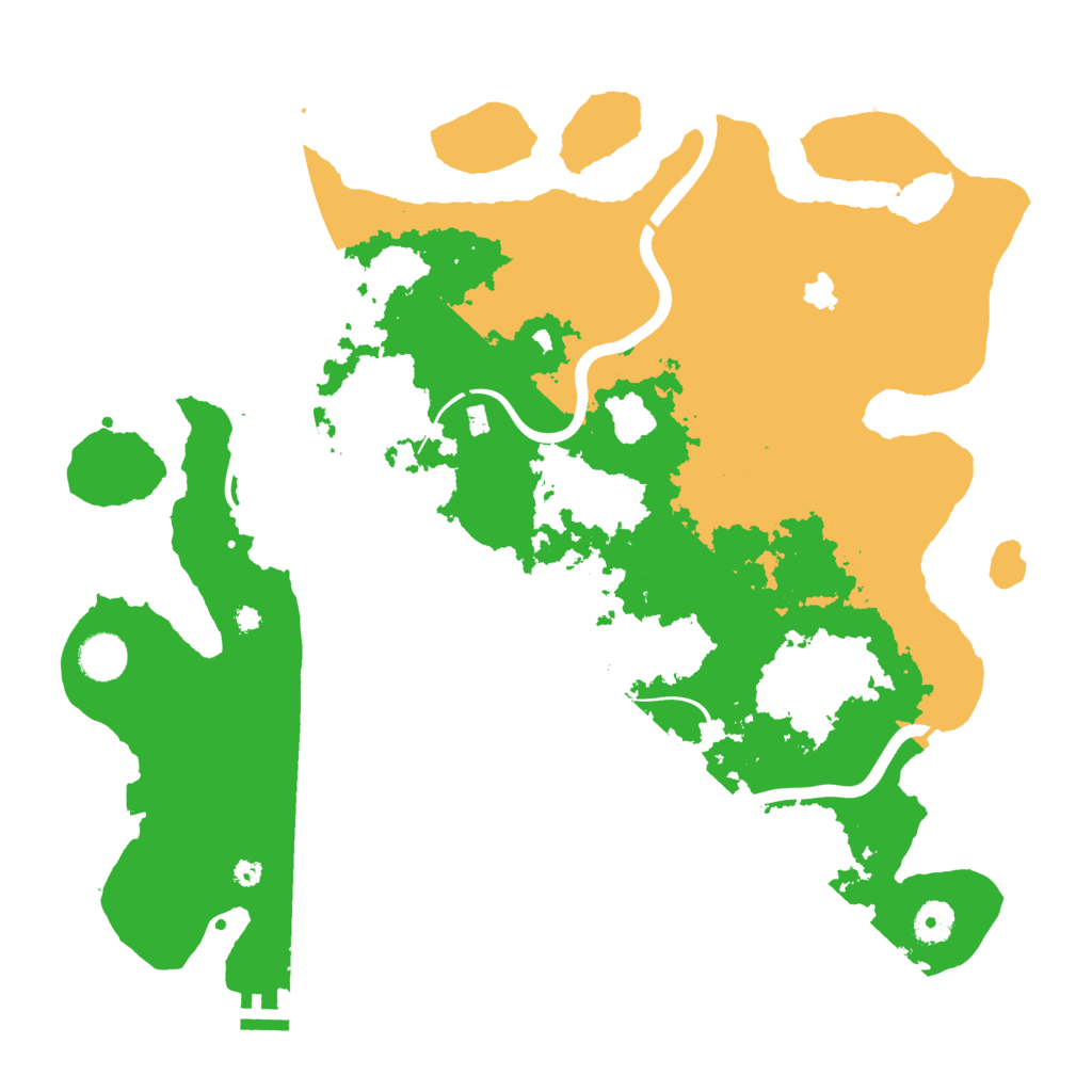 Biome Rust Map: Procedural Map, Size: 4000, Seed: 4832427
