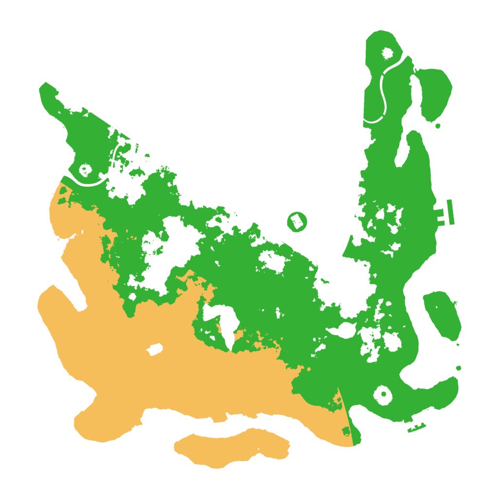 Biome Rust Map: Procedural Map, Size: 4000, Seed: 5848519