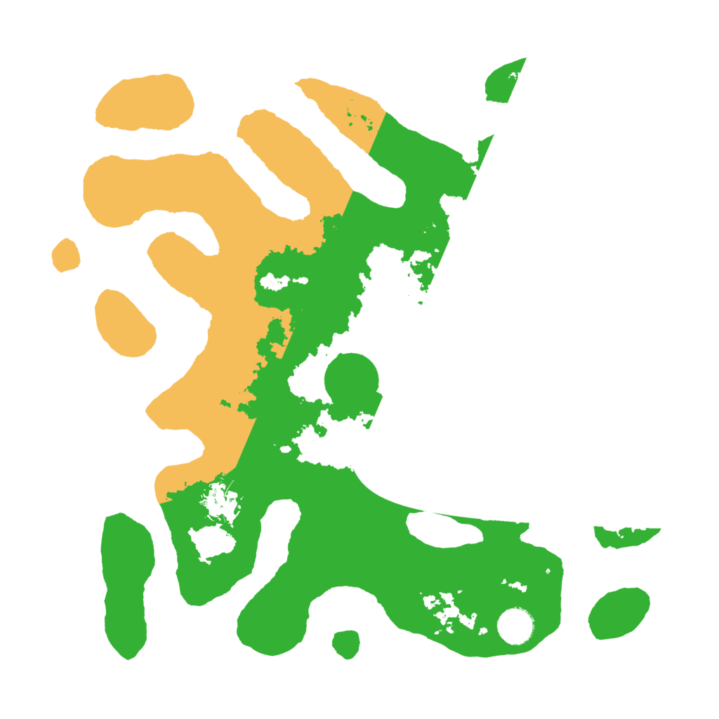 Biome Rust Map: Barren, Size: 3500, Seed: 448300765