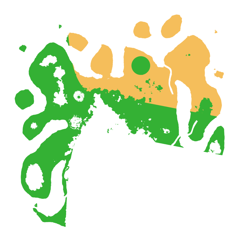 Biome Rust Map: Procedural Map, Size: 3500, Seed: 5217179