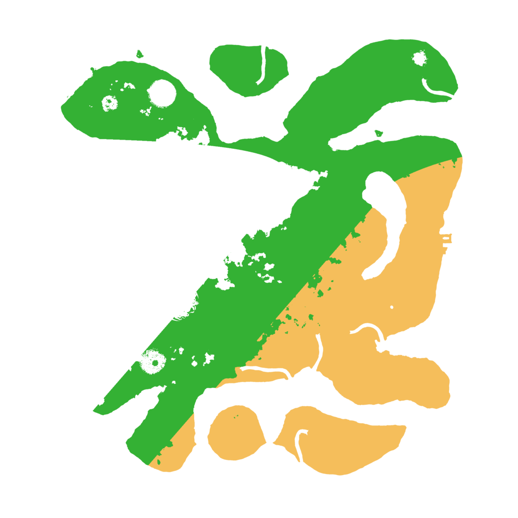 Biome Rust Map: Procedural Map, Size: 3350, Seed: 39774172