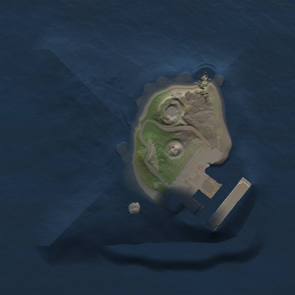 Rust Map: Procedural Map, Size: 1000, Seed: 611197767, 2 Monuments