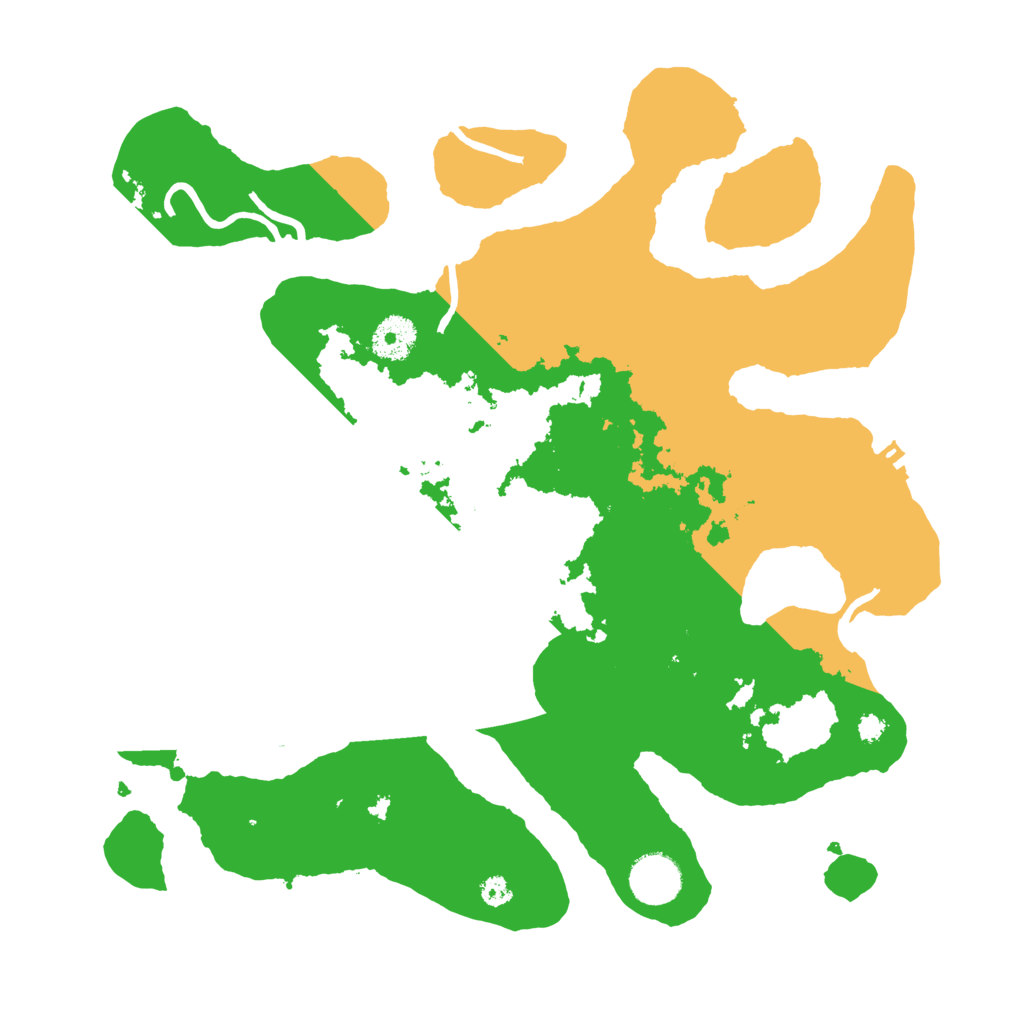 Biome Rust Map: Procedural Map, Size: 3500, Seed: 2431549