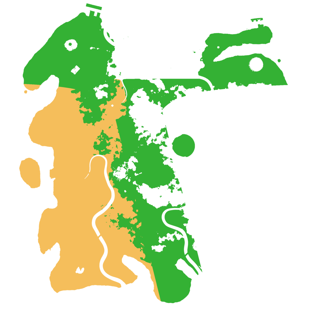 Biome Rust Map: Procedural Map, Size: 4000, Seed: 5833252