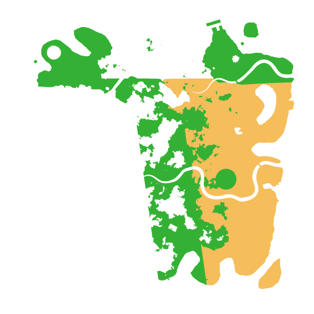 Biome Rust Map: Procedural Map, Size: 4000, Seed: 420678678