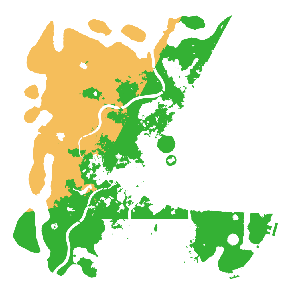 Biome Rust Map: Procedural Map, Size: 4500, Seed: 18939