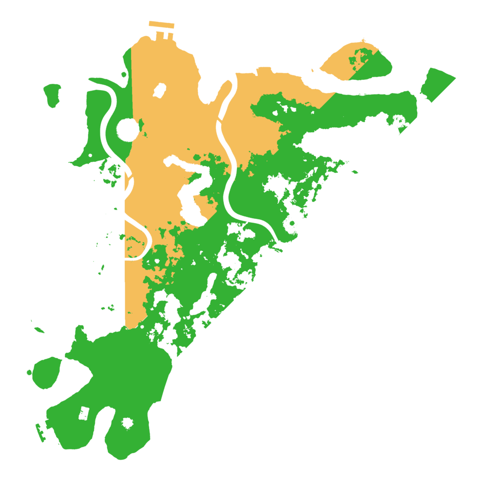 Biome Rust Map: Procedural Map, Size: 4000, Seed: 2916005