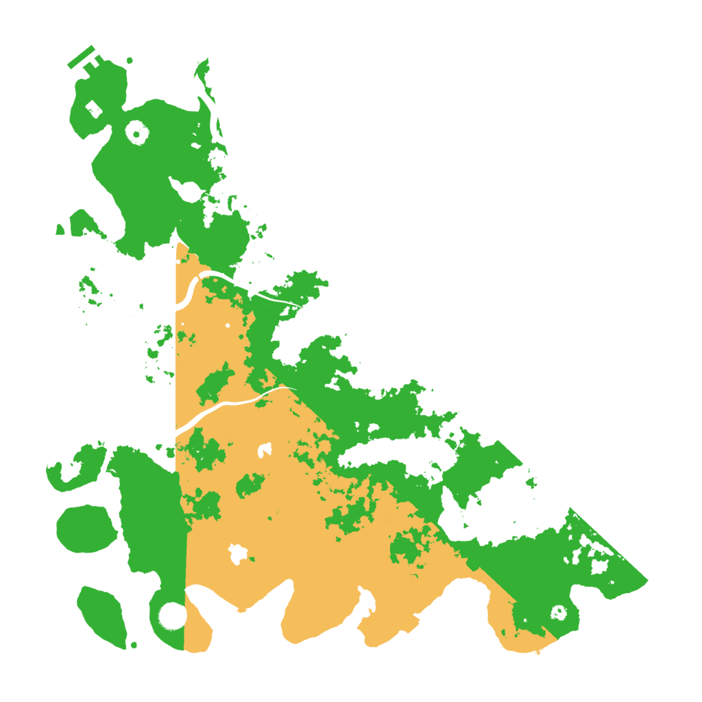 Biome Rust Map: Procedural Map, Size: 4500, Seed: 4140102