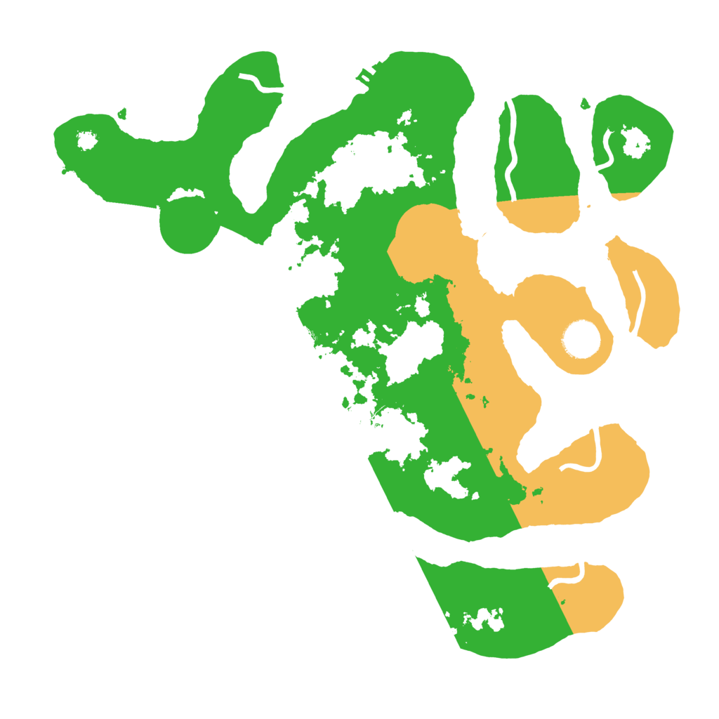 Biome Rust Map: Procedural Map, Size: 3350, Seed: 39774179