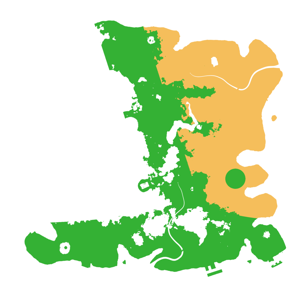 Biome Rust Map: Procedural Map, Size: 4000, Seed: 3047672