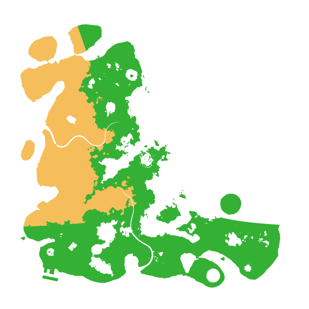 Biome Rust Map: Procedural Map, Size: 4000, Seed: 951981