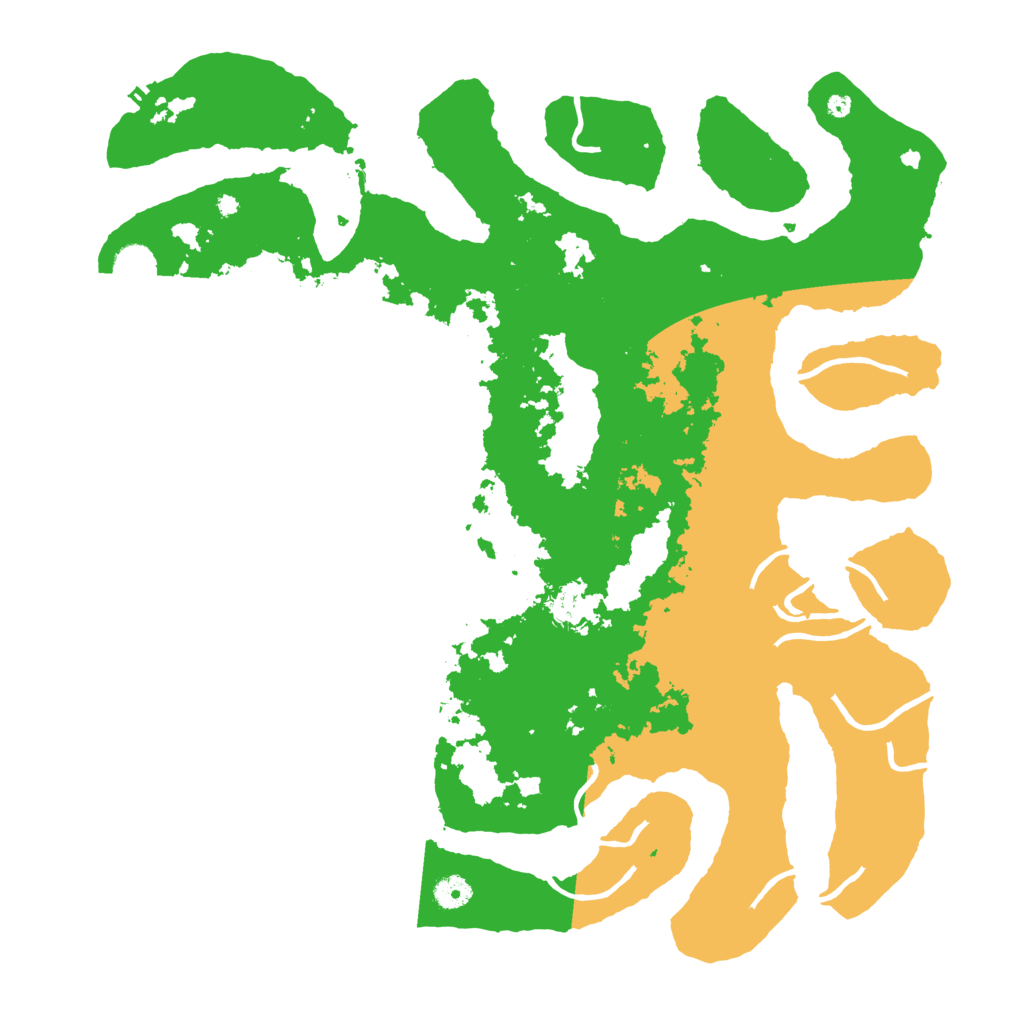 Biome Rust Map: Procedural Map, Size: 4500, Seed: 151454