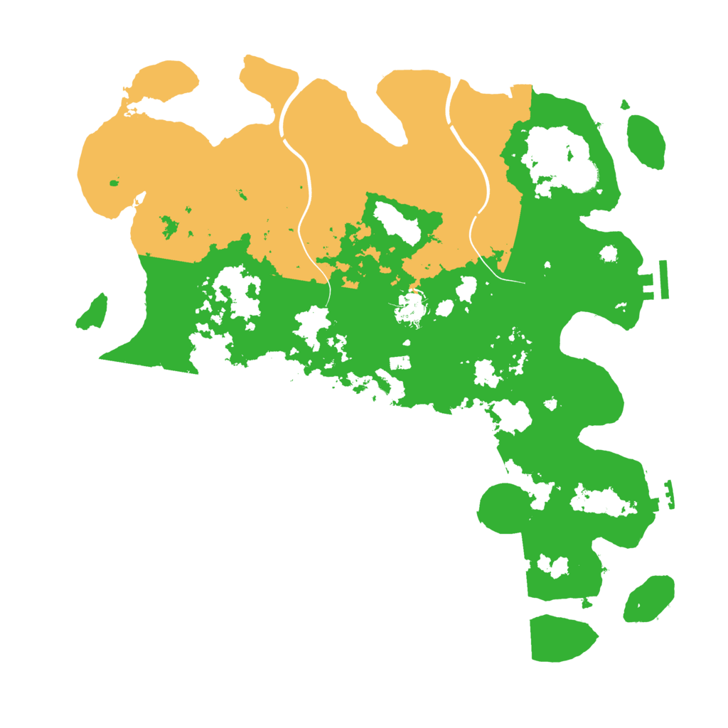 Biome Rust Map: Procedural Map, Size: 3800, Seed: 301