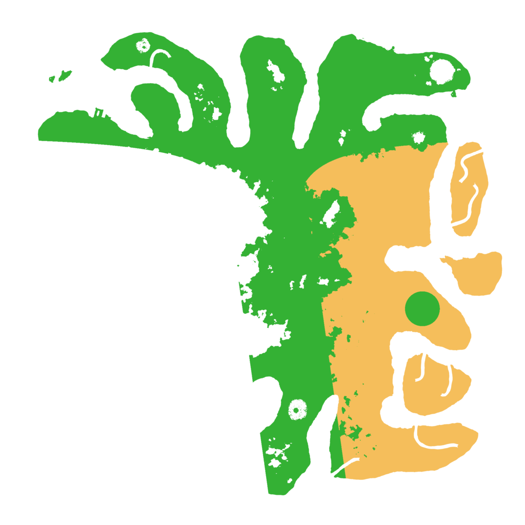 Biome Rust Map: Procedural Map, Size: 4000, Seed: 997264