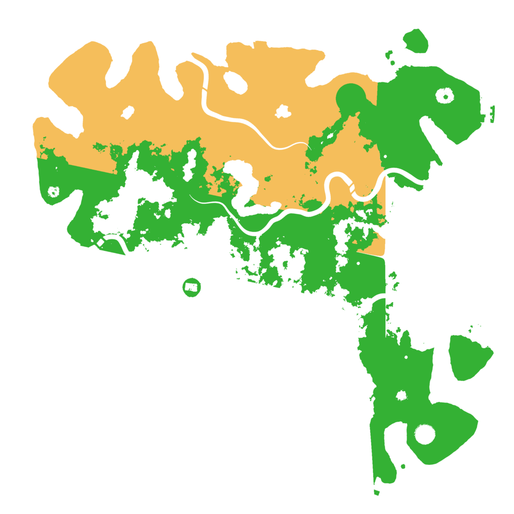 Biome Rust Map: Procedural Map, Size: 4500, Seed: 1159735917