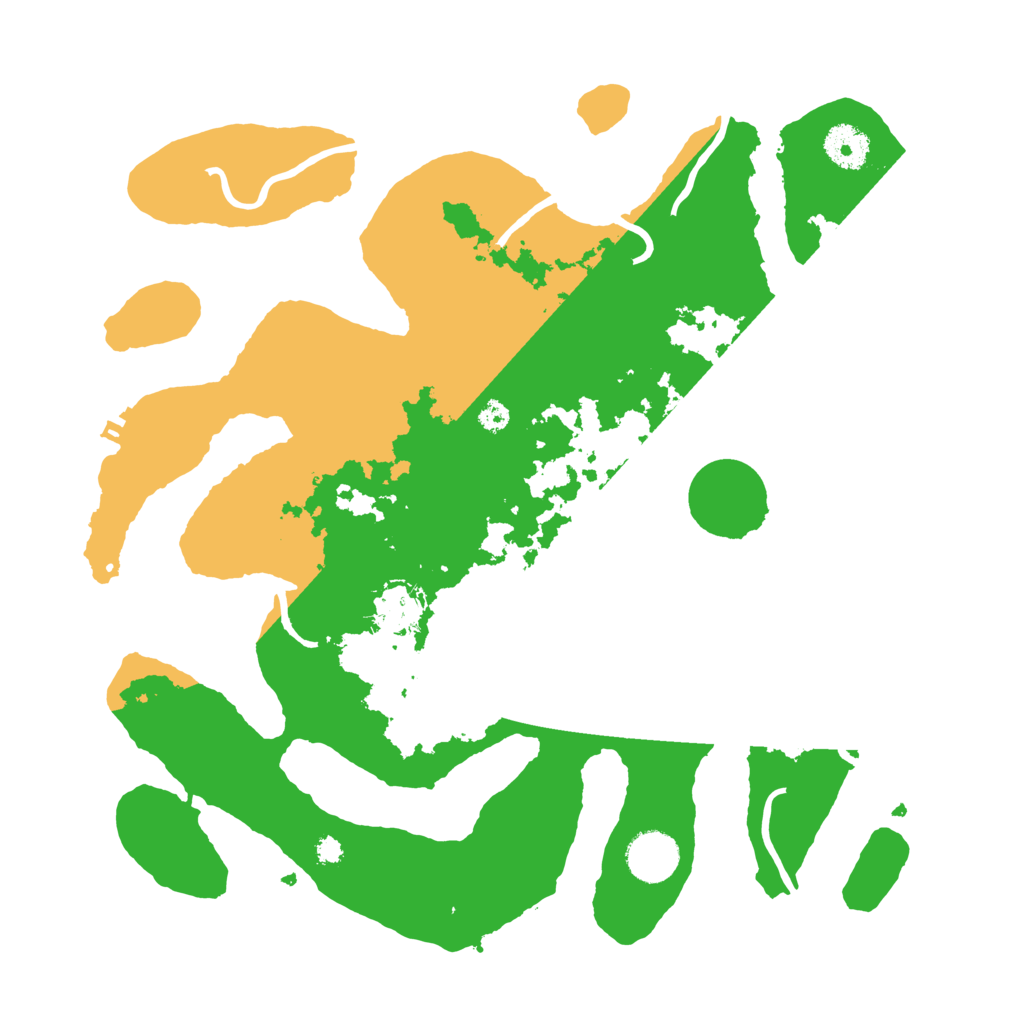 Biome Rust Map: Procedural Map, Size: 3500, Seed: 5170793