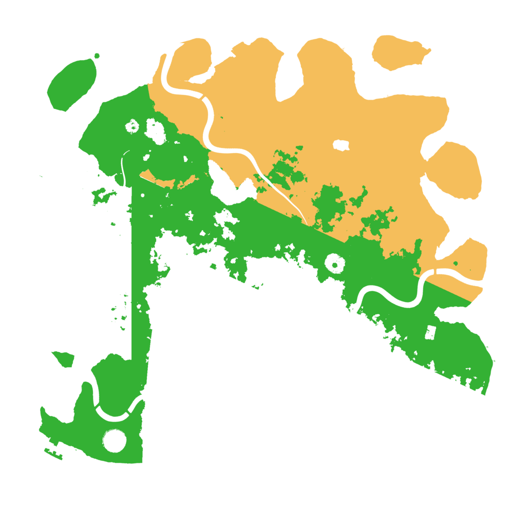 Biome Rust Map: Procedural Map, Size: 4000, Seed: 3002522