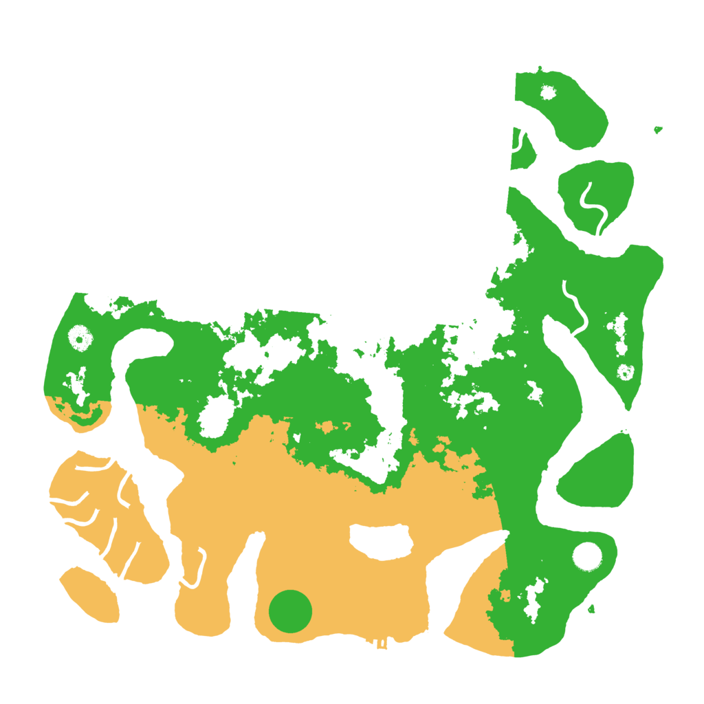 Biome Rust Map: Procedural Map, Size: 4300, Seed: 18767