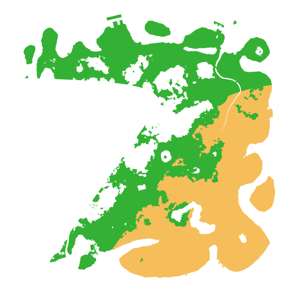 Biome Rust Map: Procedural Map, Size: 4000, Seed: 147486
