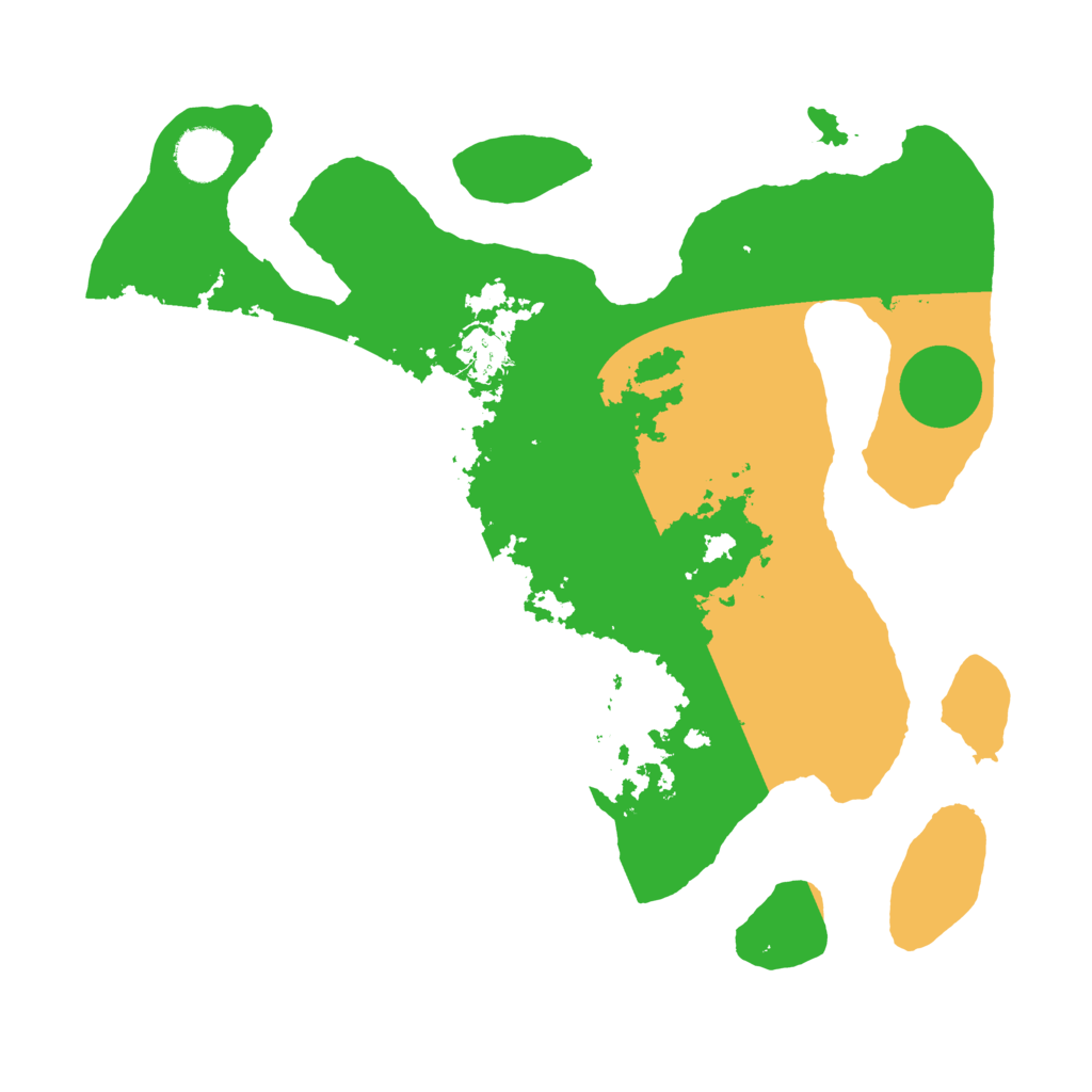 Biome Rust Map: Barren, Size: 3500, Seed: 601569204