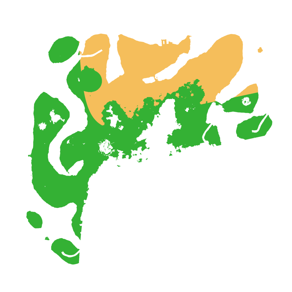 Biome Rust Map: Procedural Map, Size: 3550, Seed: 191061