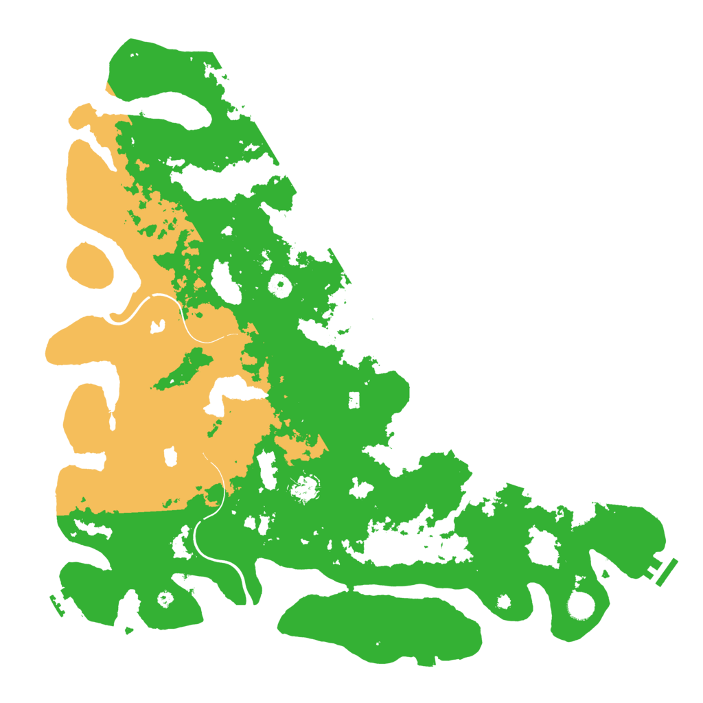 Biome Rust Map: Procedural Map, Size: 4500, Seed: 5070841
