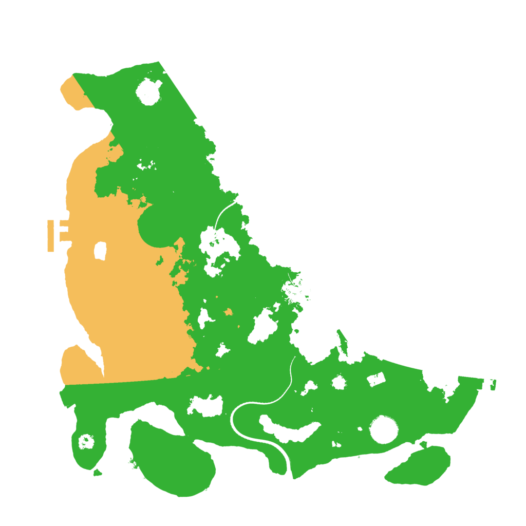 Biome Rust Map: Procedural Map, Size: 3350, Seed: 39774170