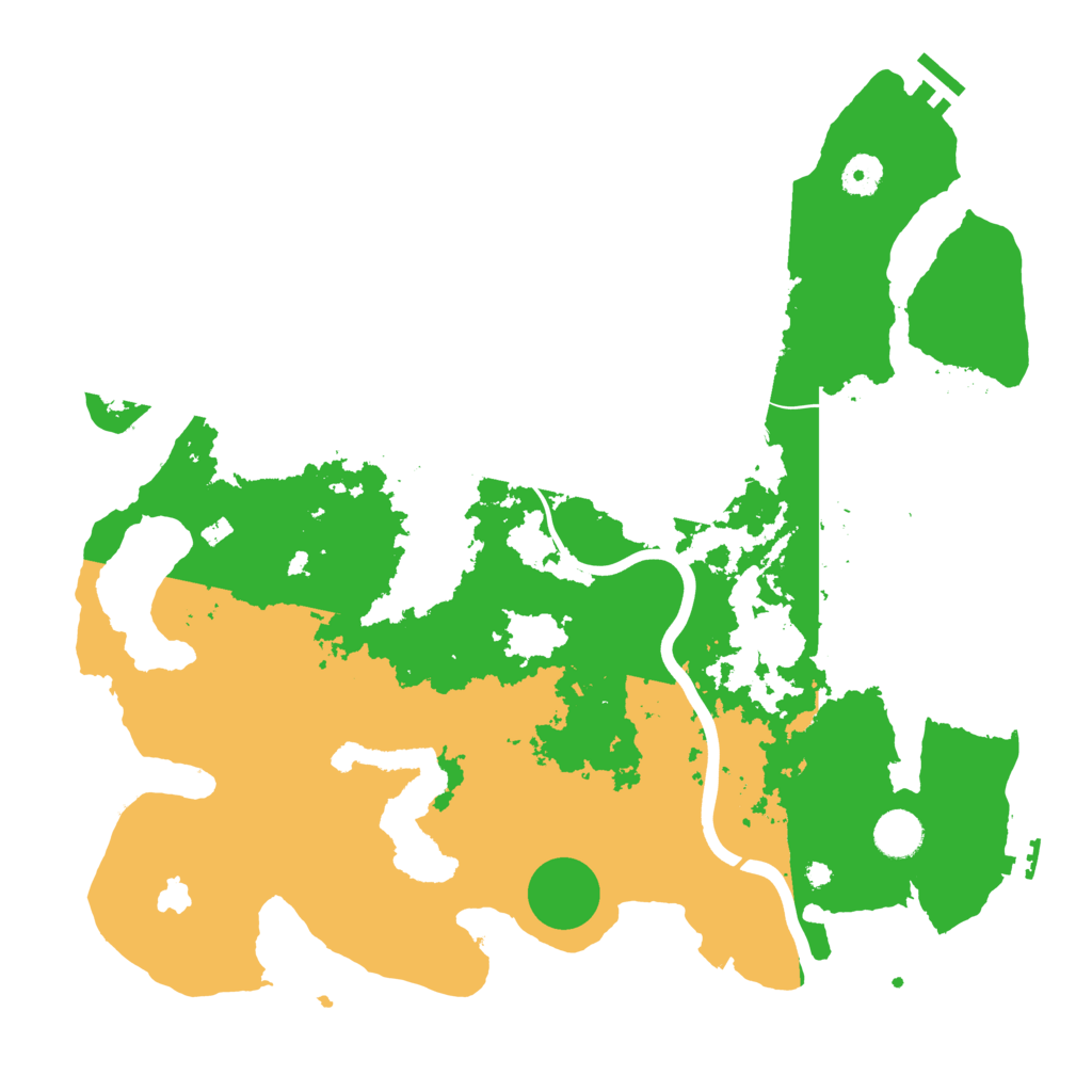 Biome Rust Map: Procedural Map, Size: 4000, Seed: 109