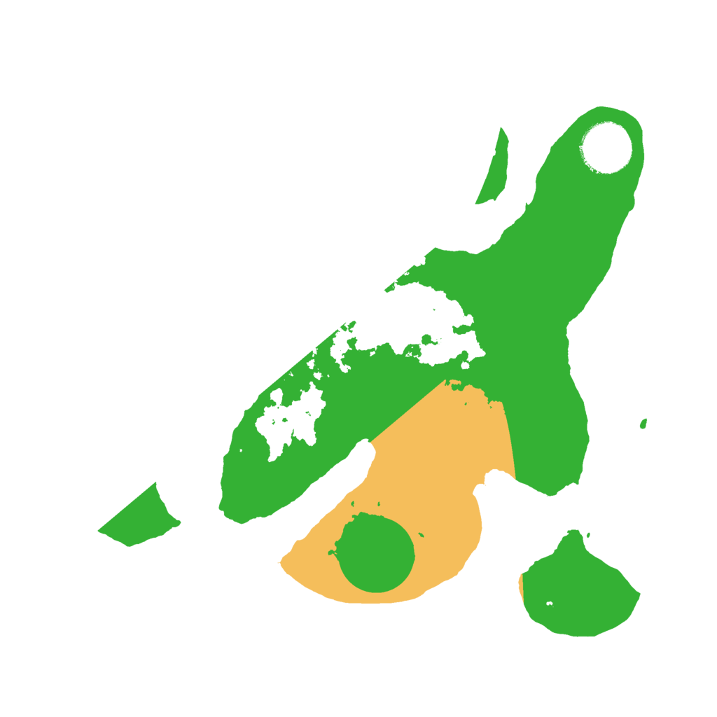 Biome Rust Map: Barren, Size: 2500, Seed: 55555