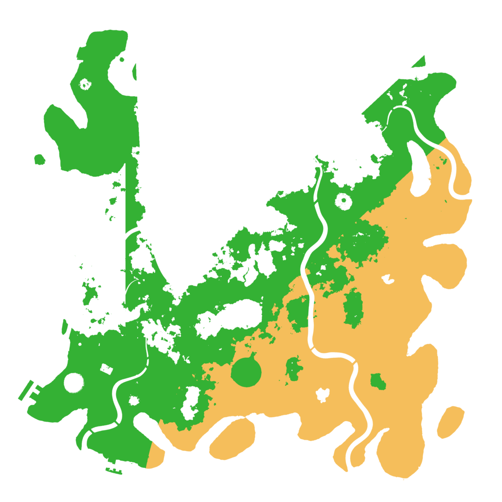 Biome Rust Map: Procedural Map, Size: 4500, Seed: 121891