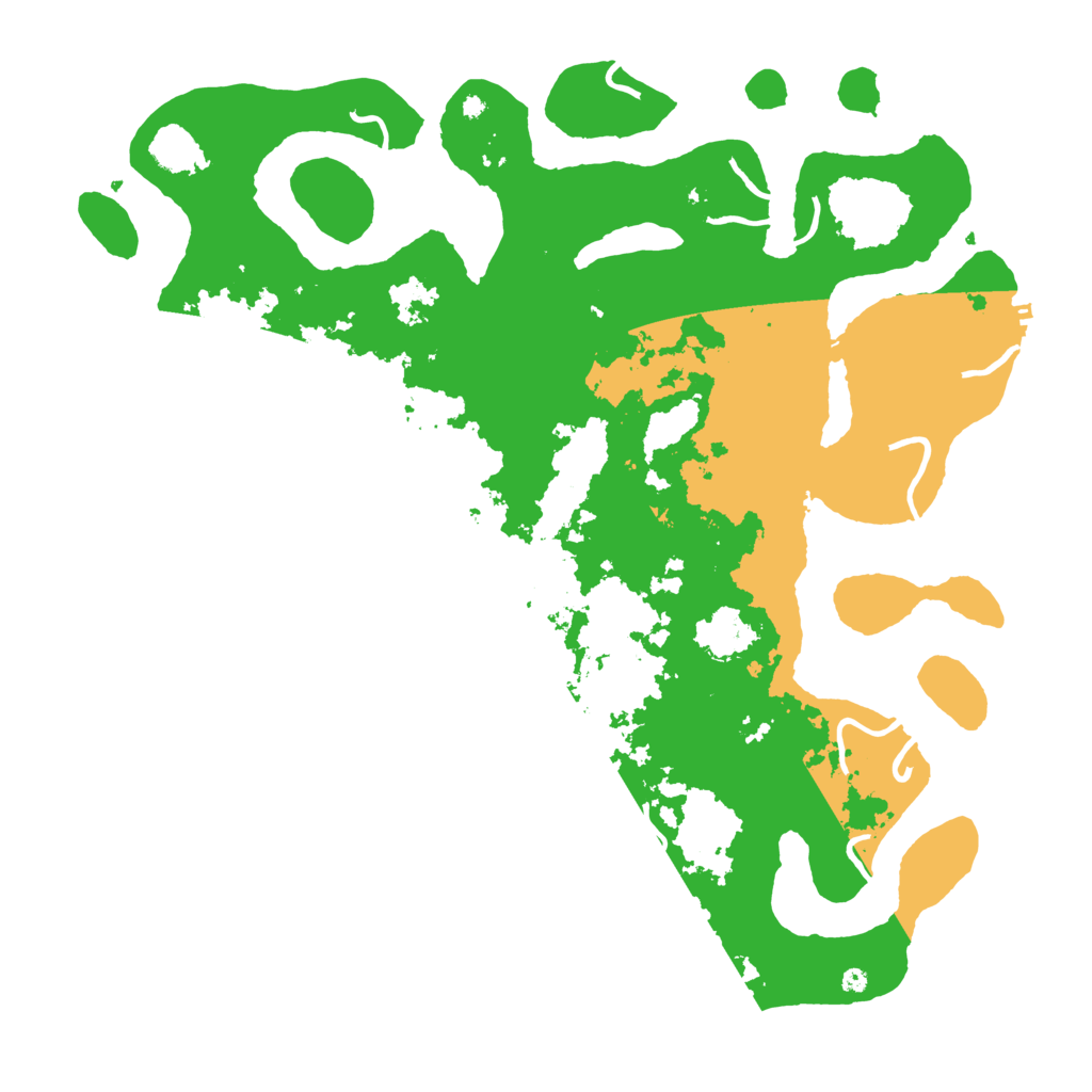 Biome Rust Map: Procedural Map, Size: 4500, Seed: 559541