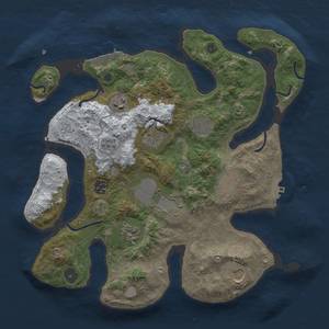 Thumbnail Rust Map: Procedural Map, Size: 3500, Seed: 4475601, 18 Monuments