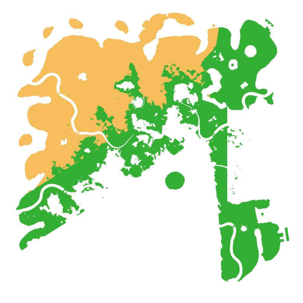 Biome Rust Map: Procedural Map, Size: 4500, Seed: 3852042