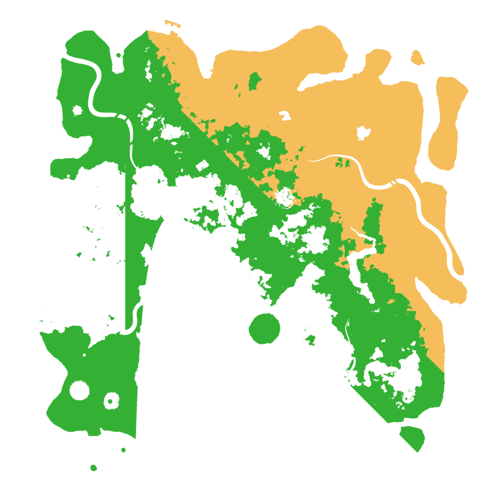 Biome Rust Map: Procedural Map, Size: 4500, Seed: 4485067