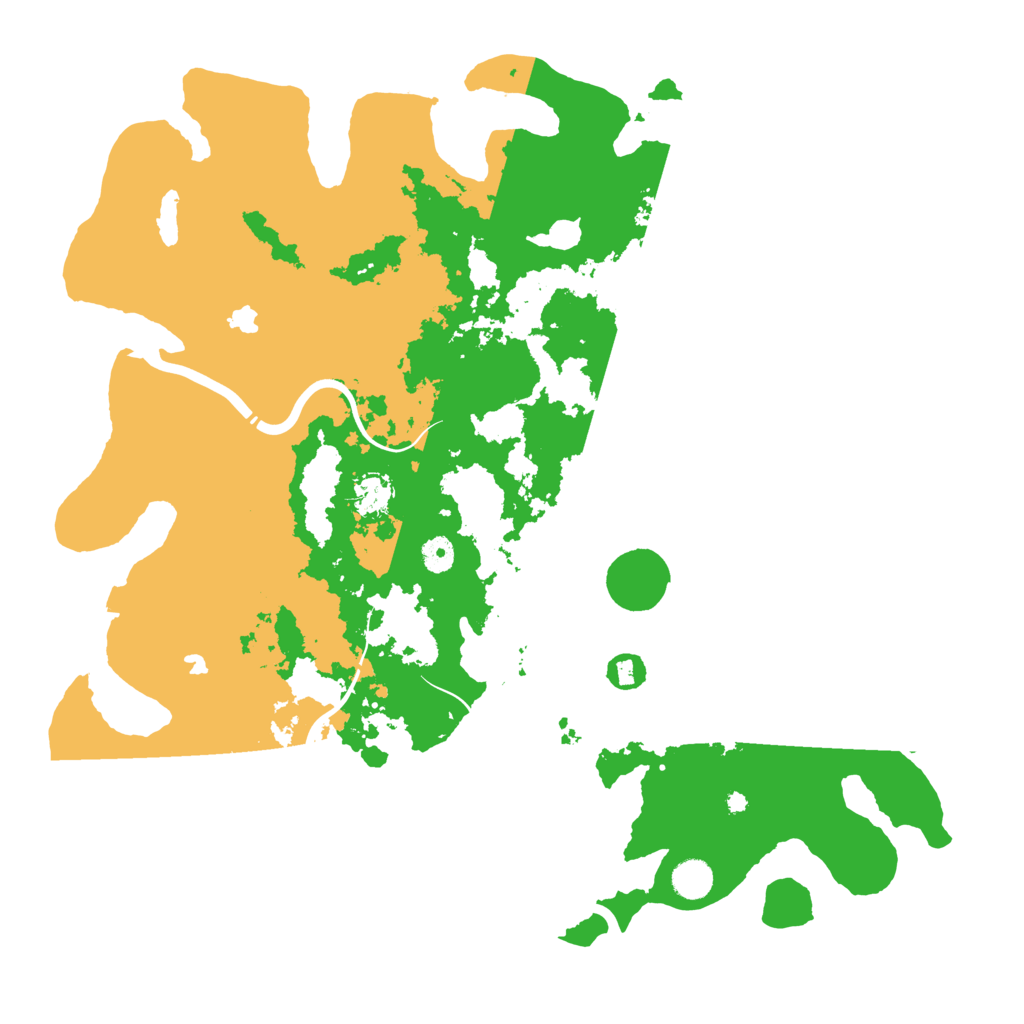 Biome Rust Map: Procedural Map, Size: 4500, Seed: 1339543