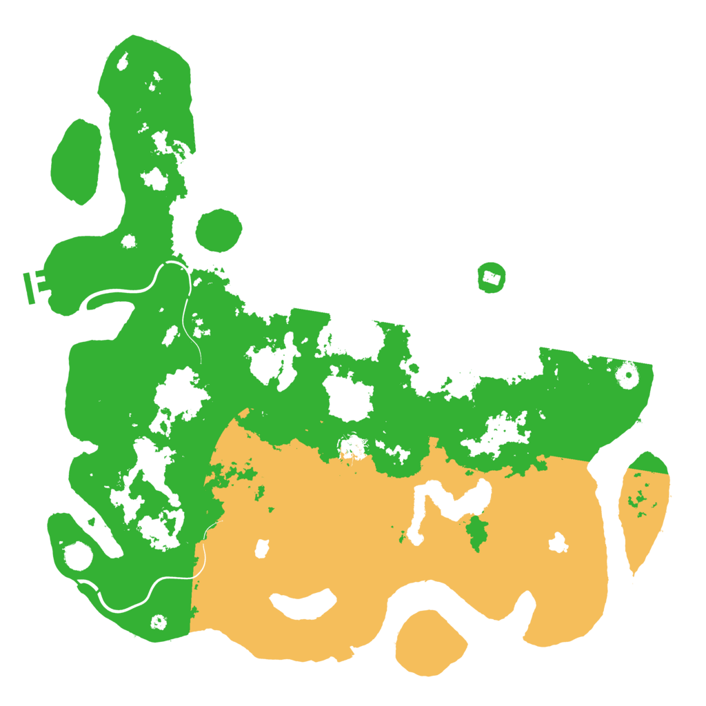 Biome Rust Map: Procedural Map, Size: 4500, Seed: 5753879