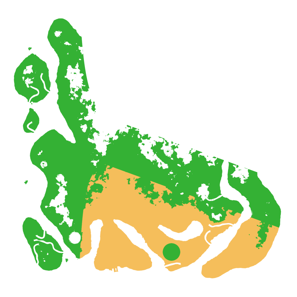 Biome Rust Map: Procedural Map, Size: 4500, Seed: 3807389