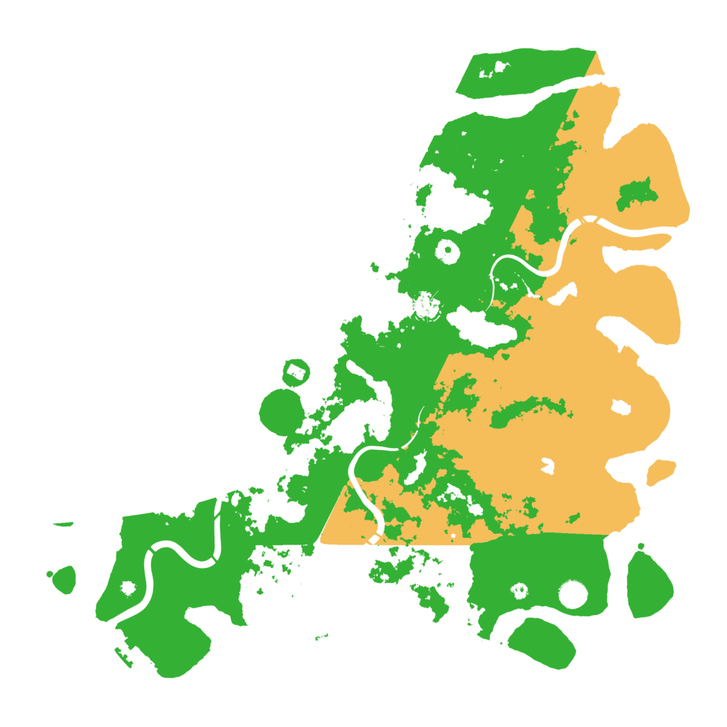 Biome Rust Map: Procedural Map, Size: 4500, Seed: 625151